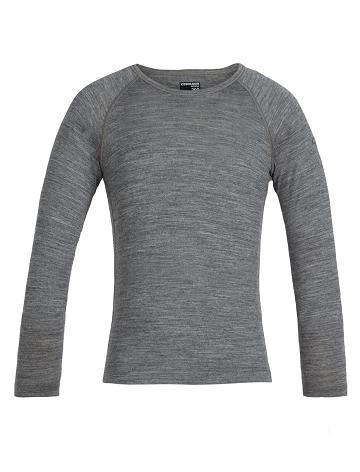 Gritstone Heather Icebreaker Merino 200 Oasis Crewe Thermal Top Kids' Long Sleeve | AU 1944JPQJ